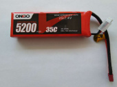 Литиевый аккумулятор Onbo 5200mAh 2S (35C) T-Dean