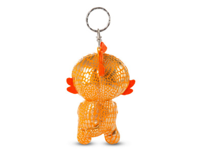 Мягкая игрушка NICI Дракон оранжевый Йо-Йо, брелок 9 см